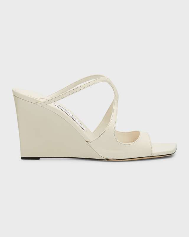 Anise Patent Leather Wedge Sandals